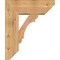 Ekena Millwork Olympic Slat Smooth Bracket w/ Offset Brace, Western Red Cedar, 7 1/2"W x 20"D x 24"H BKT0806X20X24OLY06SWR - alternate 2